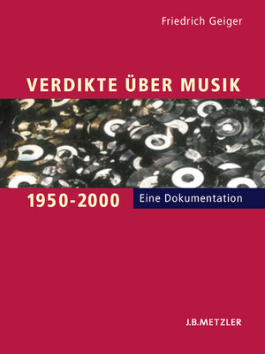 cover image of Verdikte über Musik 1950–2000